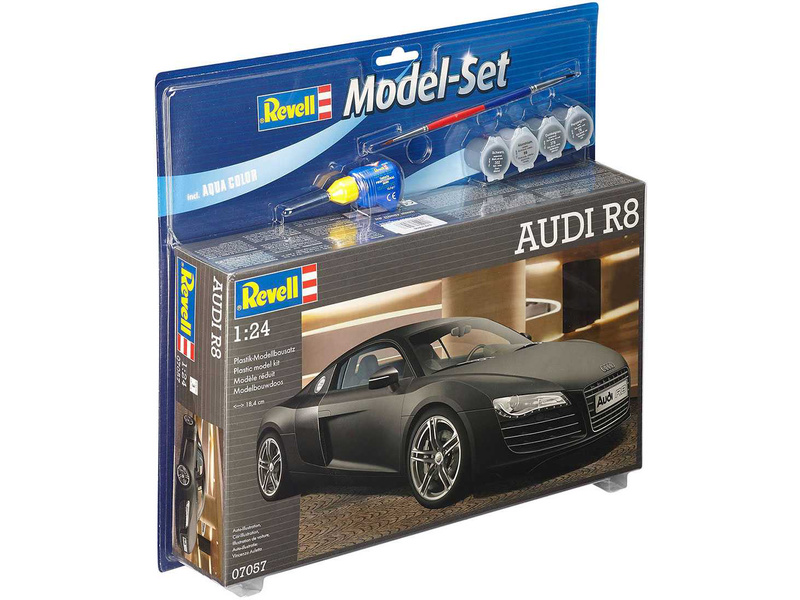 Plastikový model auta Revell 67057 Audi R8 (1:24) (sada) | pkmodelar.cz