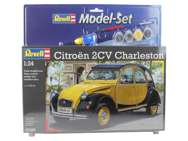Plastikový model auta Revell 67095 Citroen 2CV Charleston sada 1:24
