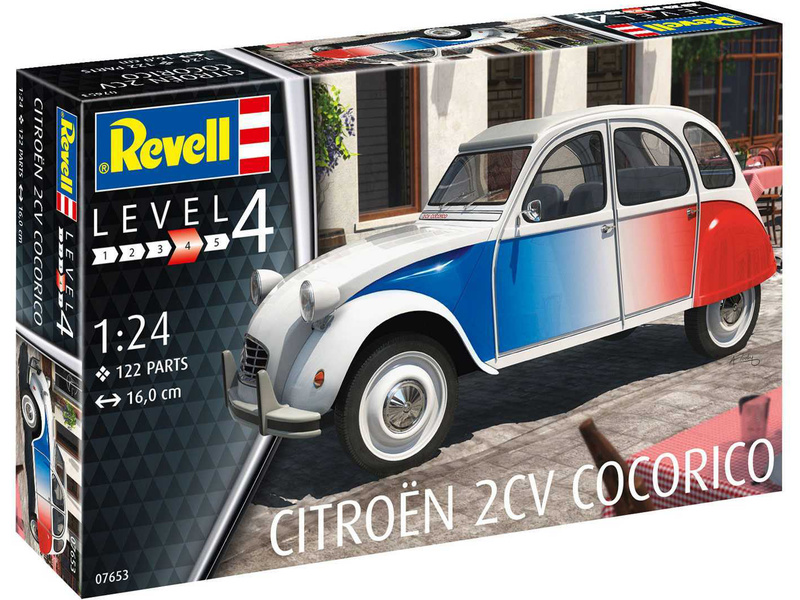 Plastikový model auta Revell 67653 Citroën 2 CV Cocorico (1:24) (sada)