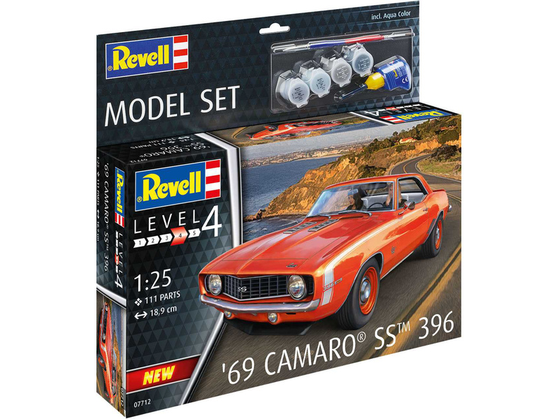 Revell Chevrolet Camaro SS 1969 (1:25) (sada) | pkmodelar.cz