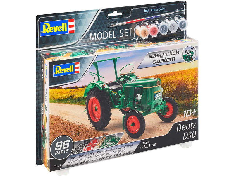Plastikový model traktoru Revell 67821 EasyClick Deutz D30 (1:24) (sada)