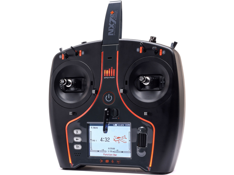RC souprava Spektrum NX7e+ DSMX 14 kanálů Black Edition