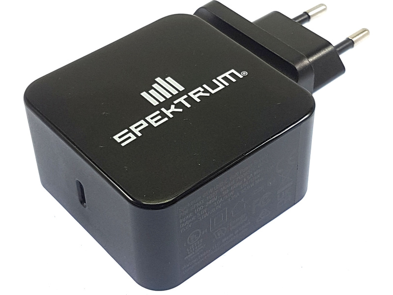 Spektrum síťový adaptér USB-C 65W GaN | pkmodelar.cz
