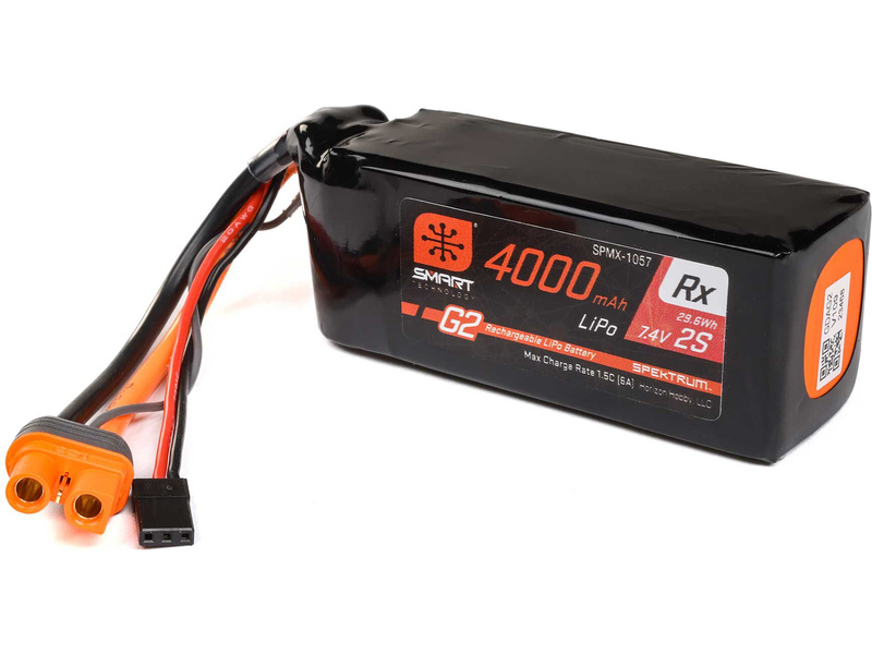 Spektrum Smart G2 LiPo 7.4V 4000mAh Rx 15C IC3