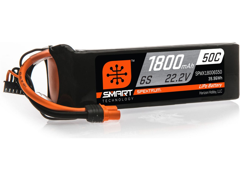 Spektrum Smart LiPo 22.2V 1800mAh 50C IC3 | pkmodelar.cz