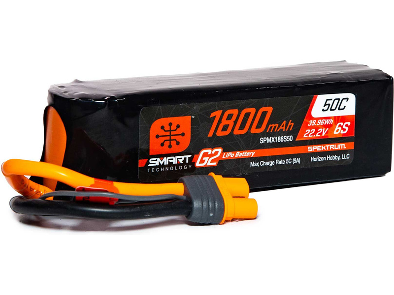 Spektrum Smart G2 LiPo 22.2V 1800mAh 50C IC3 | pkmodelar.cz