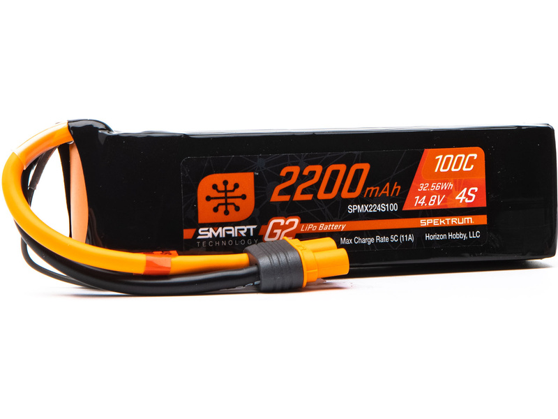 Spektrum Smart G2 LiPo 14.8V 2200mAh 100C IC3