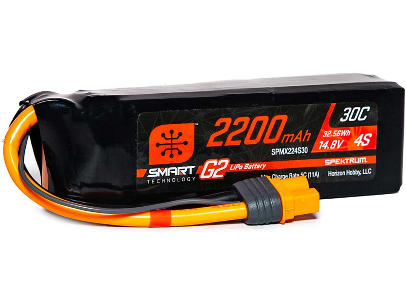 Spektrum Smart G2 LiPo 14.8V 2200mAh 30C IC3 | pkmodelar.cz