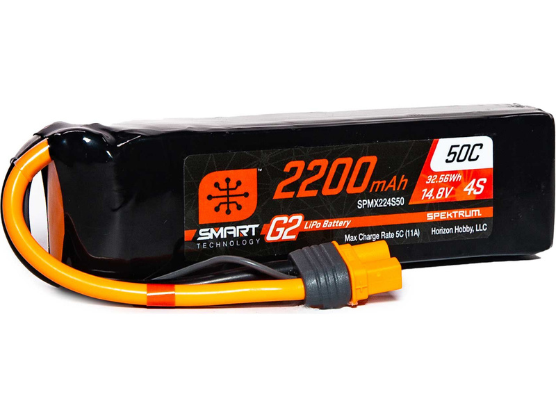 Spektrum Smart G2 LiPo 14.8V 2200mAh 50C IC3