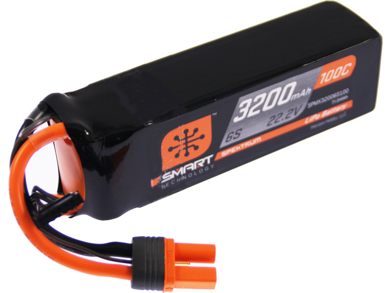 Spektrum Smart LiPo 22.2V 3200mAh 100C IC5