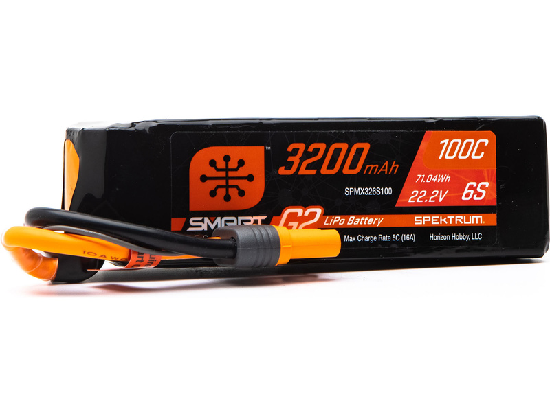 Spektrum Smart G2 LiPo 22.2V 3200mAh 100C IC5 | pkmodelar.cz