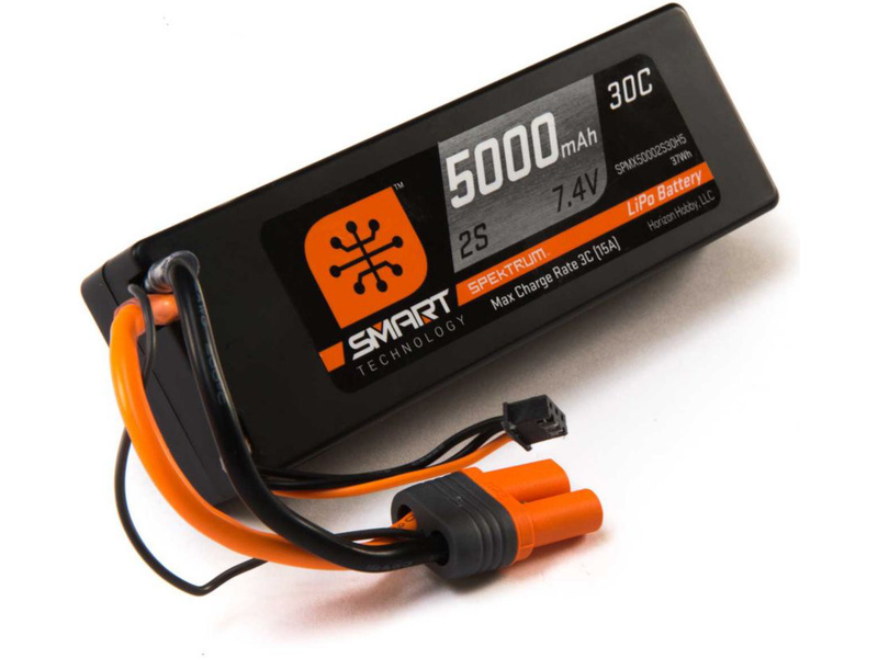 Spektrum Smart LiPo 7.4V 5000mAh 30C HC IC5 | pkmodelar.cz