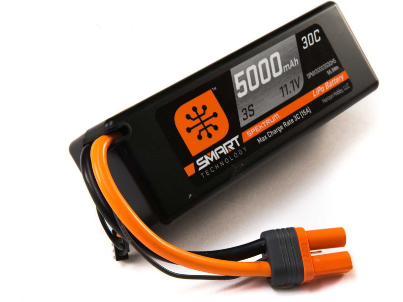 Spektrum Smart LiPo 11.1V 5000mAh 30C HC IC5