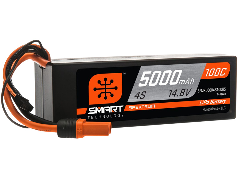 Spektrum Smart LiPo 14.8V 5000mAh 100C HC IC5 | pkmodelar.cz