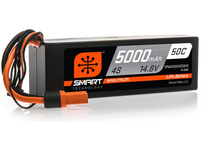 Spektrum Smart LiPo 14.8V 5000mAh 50C HC IC5