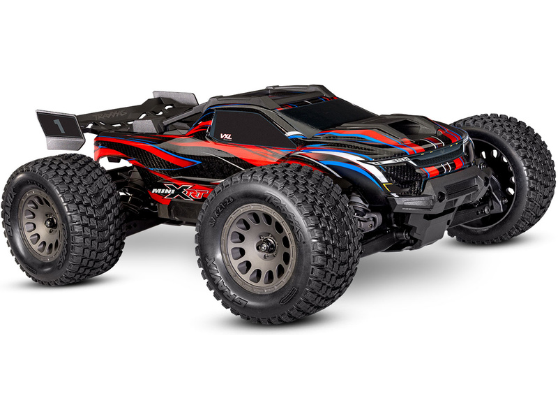 Traxxas Mini XRT 1:12 VXL-3s 4WD RTR červená