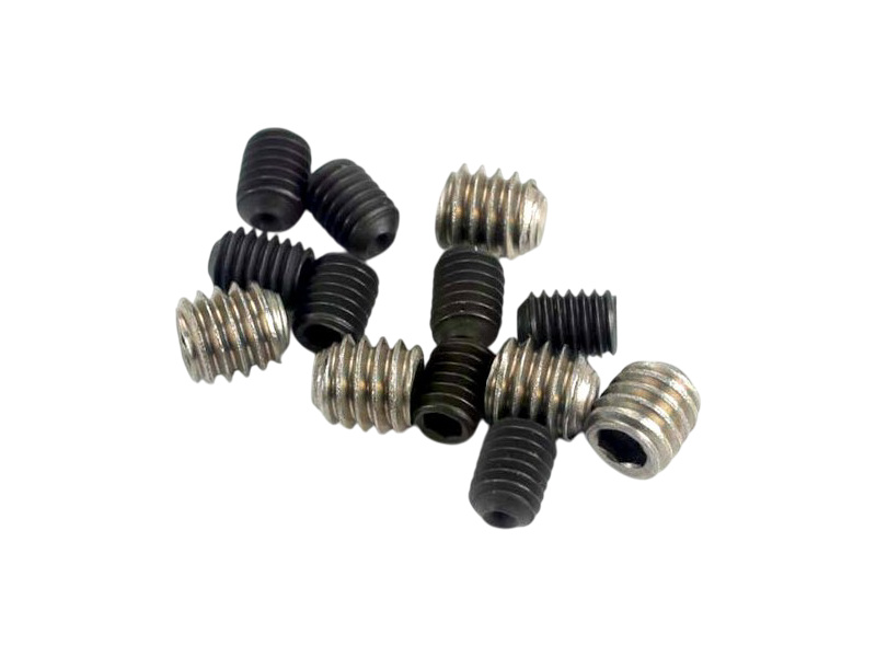 Traxxas Červíky imbus ocel M3x4mm (4), nerez M4x4mm (4)