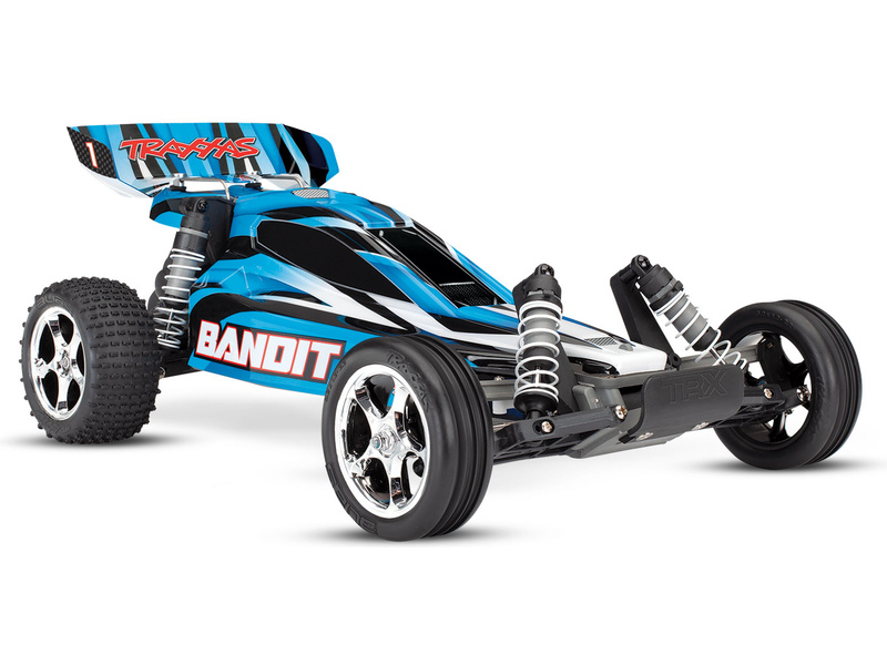 RC model auta Buggy Traxxas Bandit 1:10 RTR modrý ,kompletní set