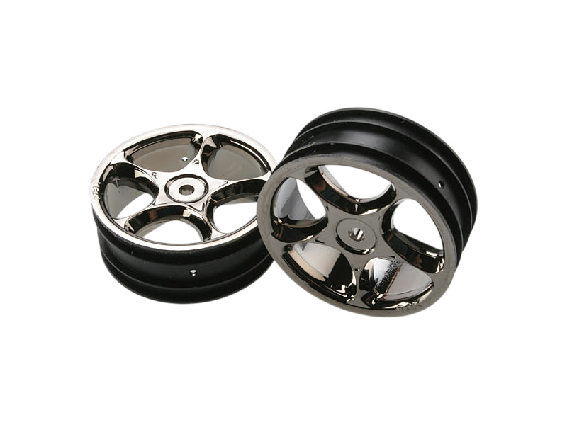 Traxxas disk 2.2" Tracer černý chrom (2) (přední) | pkmodelar.cz