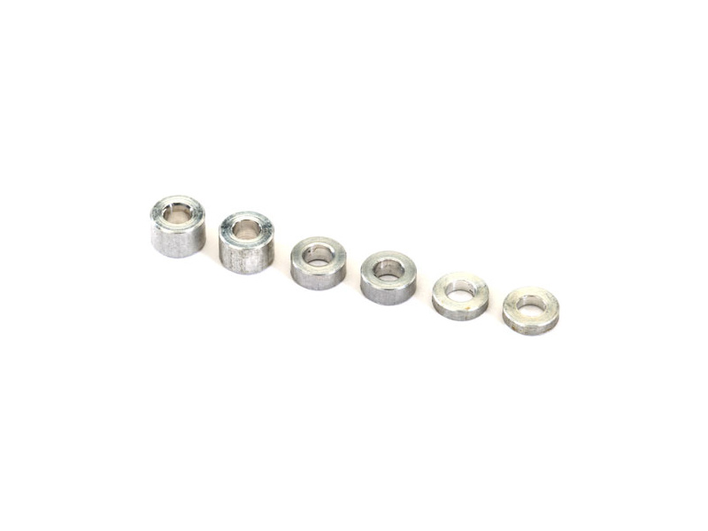 Traxxas distanční sloupky 1.5mm (2), 2.5mm (1) 3.8mm (2) | pkmodelar.cz
