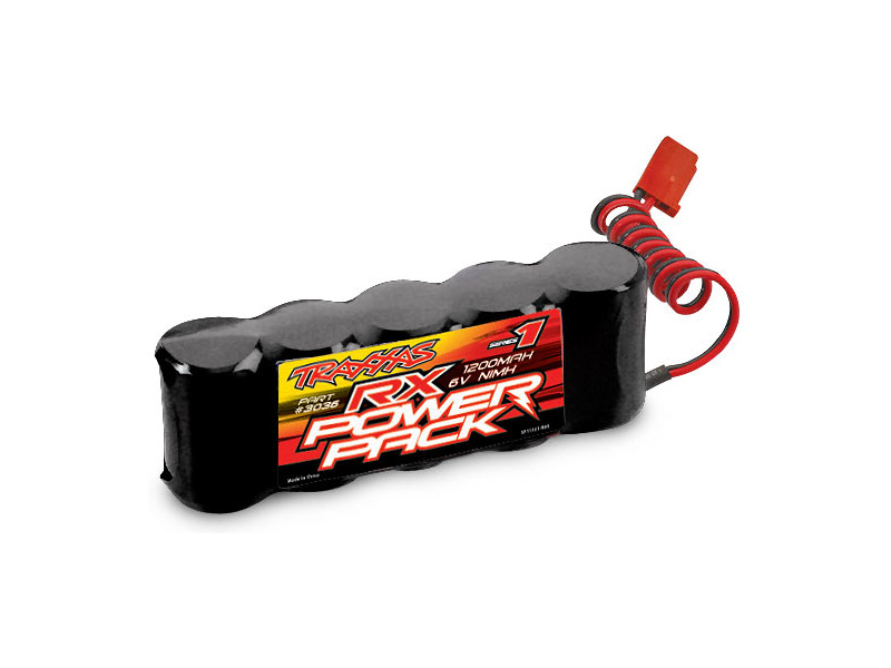 Traxxas NiMH baterie RX 1200mAh 6.0V plochá