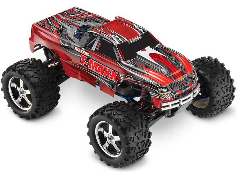 Traxxas Nitro T-Maxx 3.3 1:8 TQi Bluetooth RTR červený | pkmodelar.cz