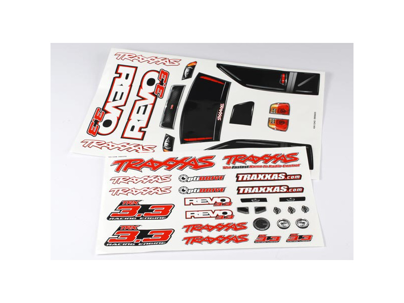 Traxxas samolepky: Revo 3.3 | pkmodelar.cz
