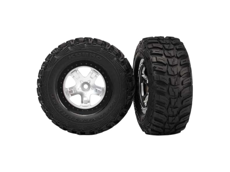 Traxxas kolo 2.2/3.0", disk SCT saténový-černý, pneu Kumho (2)