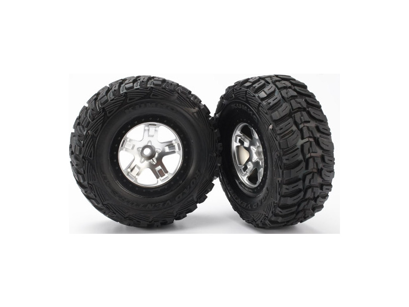 Traxxas kolo 2.2/3.0", disk SCT saténový-černý, pneu Kumho (2) (2WD přední)