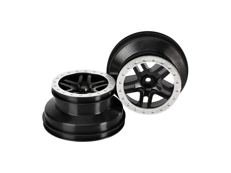 Traxxas disk 2.2/3.0" SCT Split-Spoke černý-saténový (2)