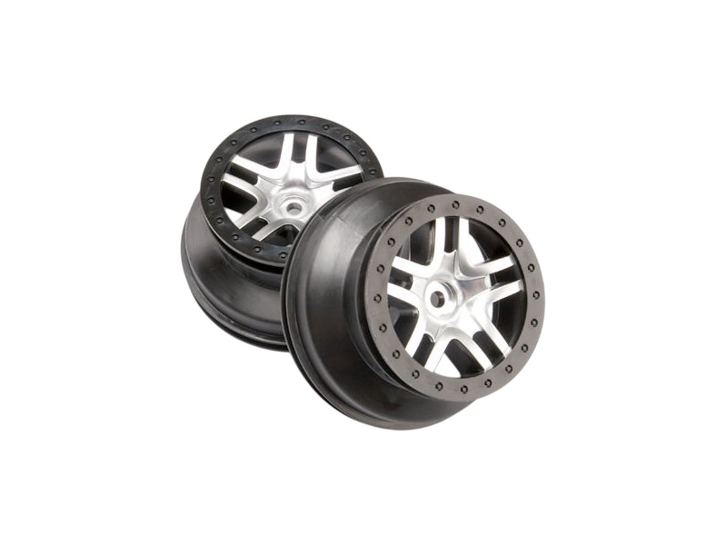 Traxxas disk 2.2/3.0" SCT Split-Spoke saténový-černý (2)