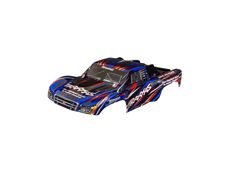 Traxxas karosérie Slash 1:10 modrá bezsponková