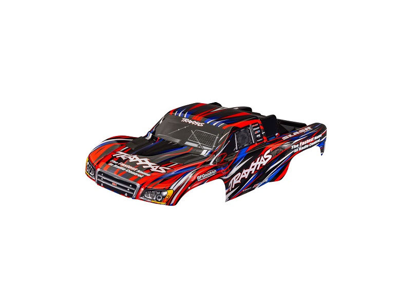 Traxxas karosérie Slash 1:10 červená bezsponková | pkmodelar.cz