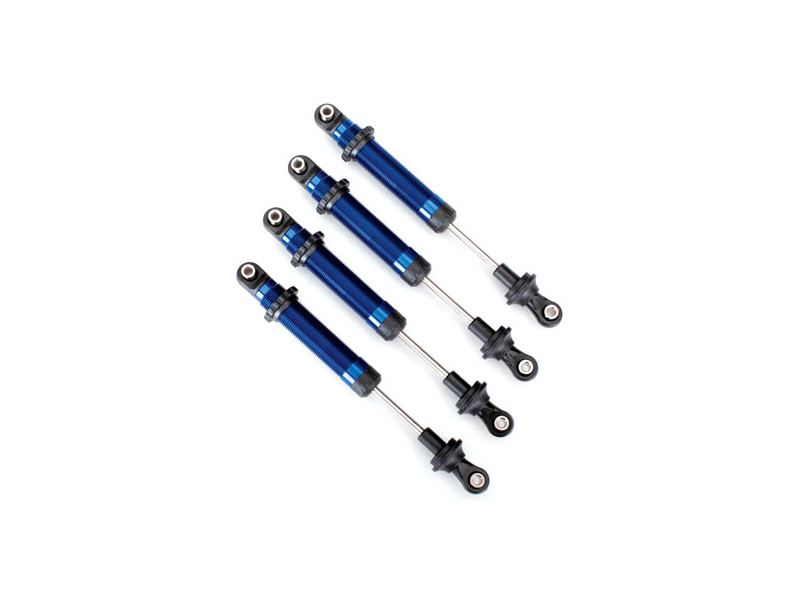 Traxxas tlumič GTS modrý (Long Arm Lift Kit) (4)