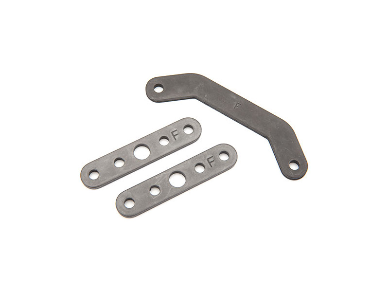 Traxxas Bulkhead tie bar, front, upper (1)/ lower (2) (steel) | pkmodelar.cz
