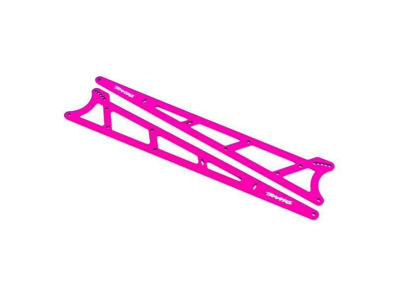 Traxxas boční rám wheelie růžový (2)