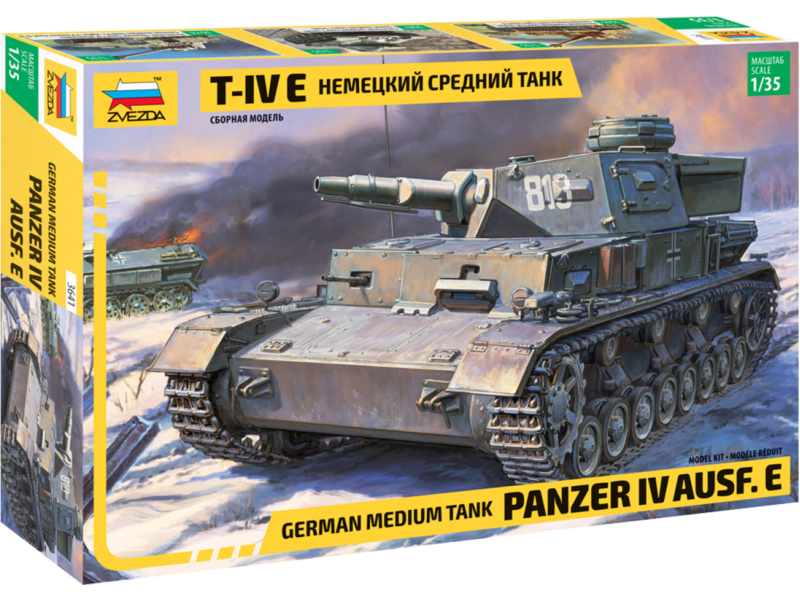 Plastikový model tanku Zvezda 3641 Panzer IV Ausf.E (1:35)