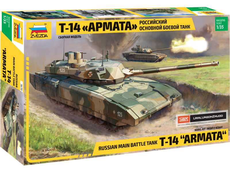 Plastikový model tanku Zvezda 3670 ruský T-14 Armata (1:35)