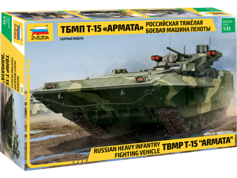 Plastikový model tanku Zvezda 3681 TBMP T-15 Armata (1:35)
