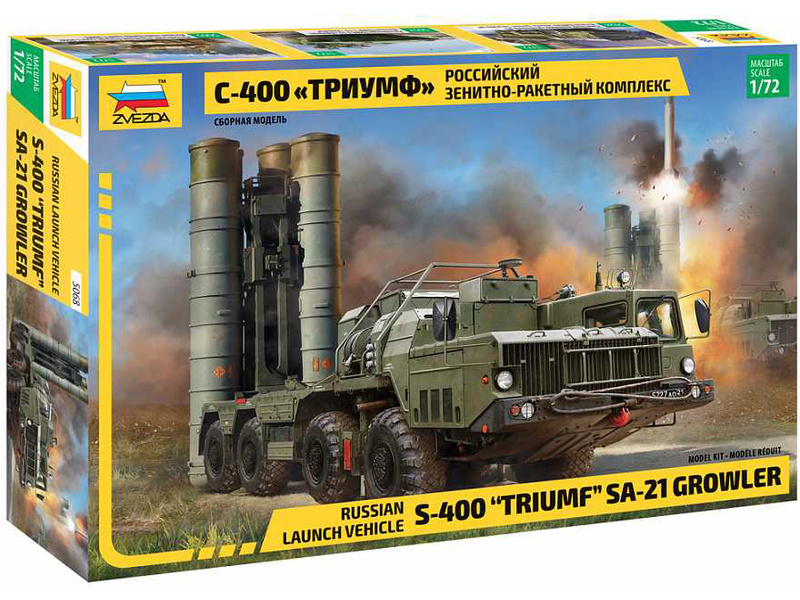 Plastikový model vojenské techniky Zvezda 5068 S-400 Triumf Missile System (1:72)