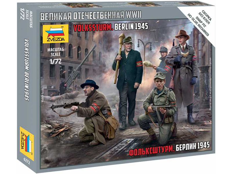 Zvezda figurky - German Volkssturm (1:72)