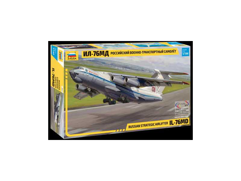 Plastikový model letadla Zvezda 7011 Iljušin IL-76MD (1:144) | pkmodelar.cz