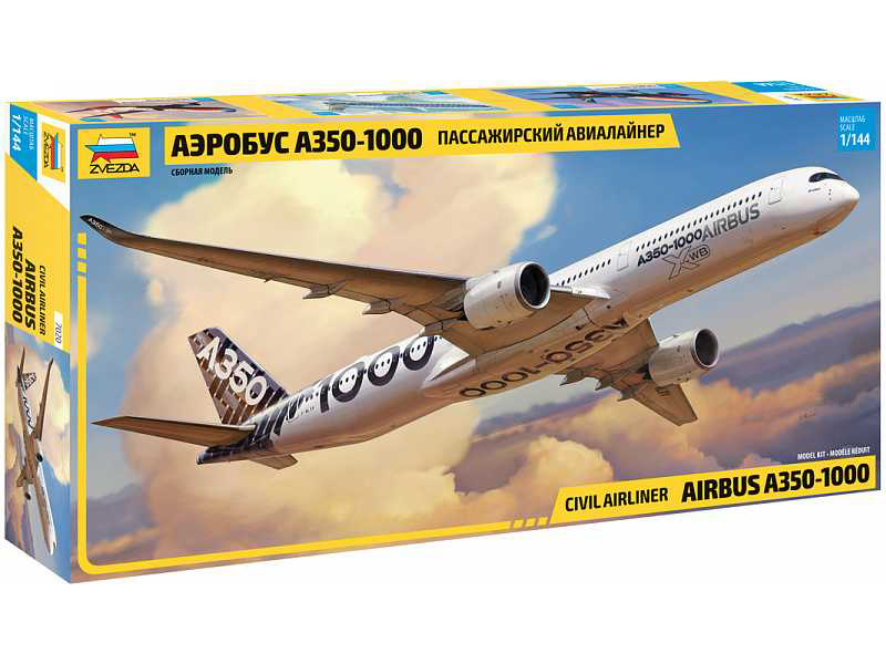 Zvezda 7020 Airbus A-350-1000 | pkmodelar.cz