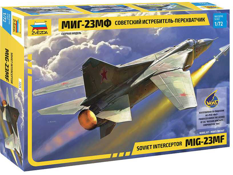 Zvezda MiG-23 MF (1:72)