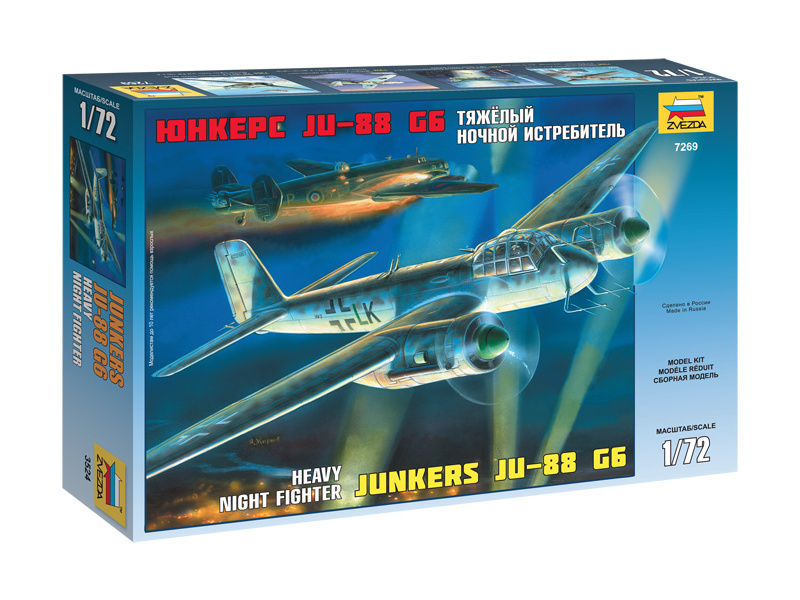 Zvezda Junkers JU-88 G6 (1:72)