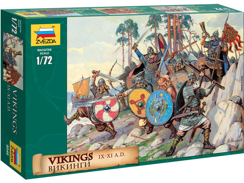 Zvezda figurky Vikings (1:72) | pkmodelar.cz